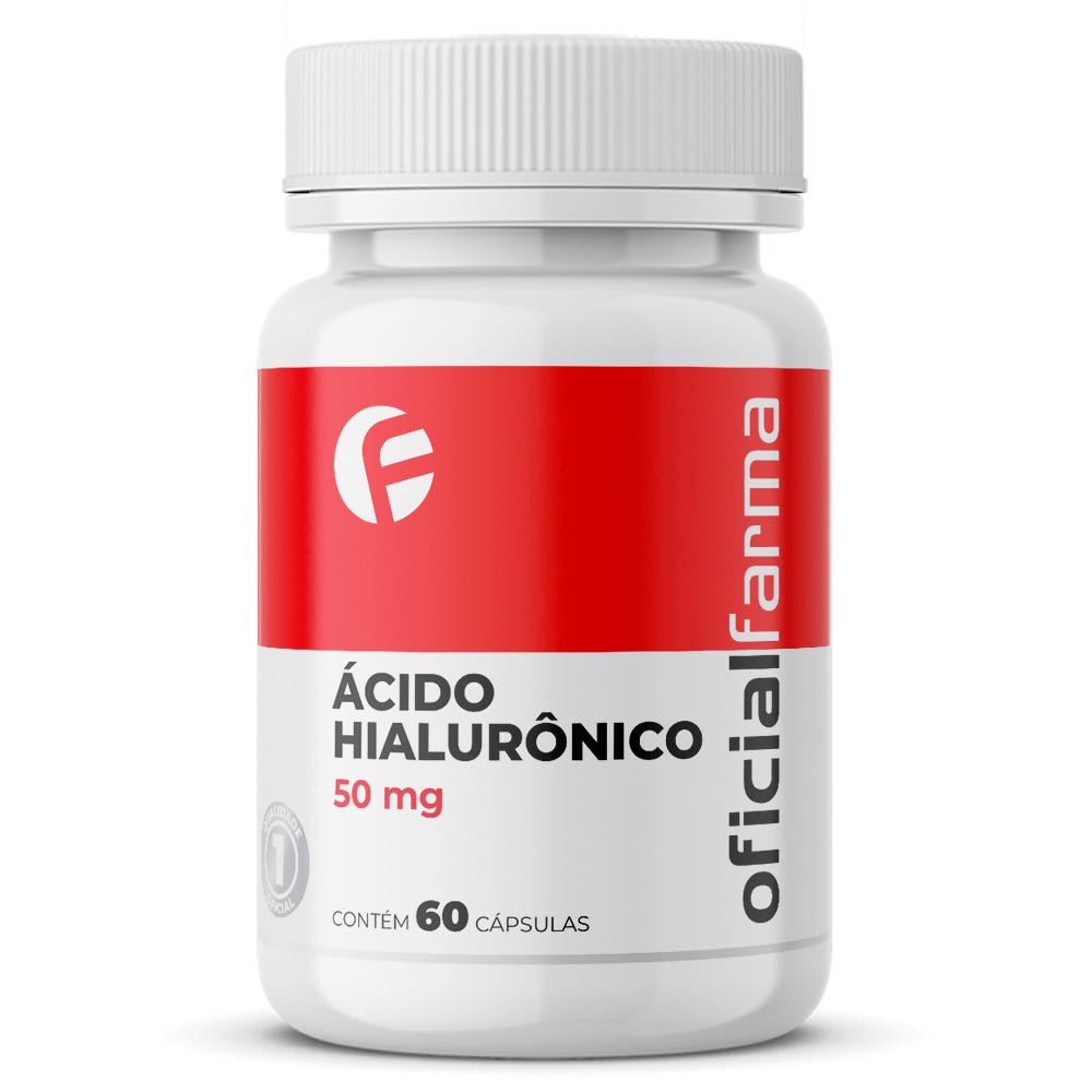 Ácido Hialurônico 50Mg 60 Cápsulas