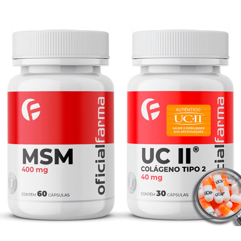 Colágeno Articular - Uc II® + Msm Enxofre Orgânico
