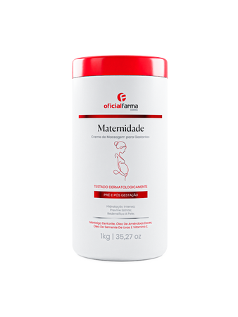Creme para Estrias e Massagem Pré e Pós Maternidade 1kg